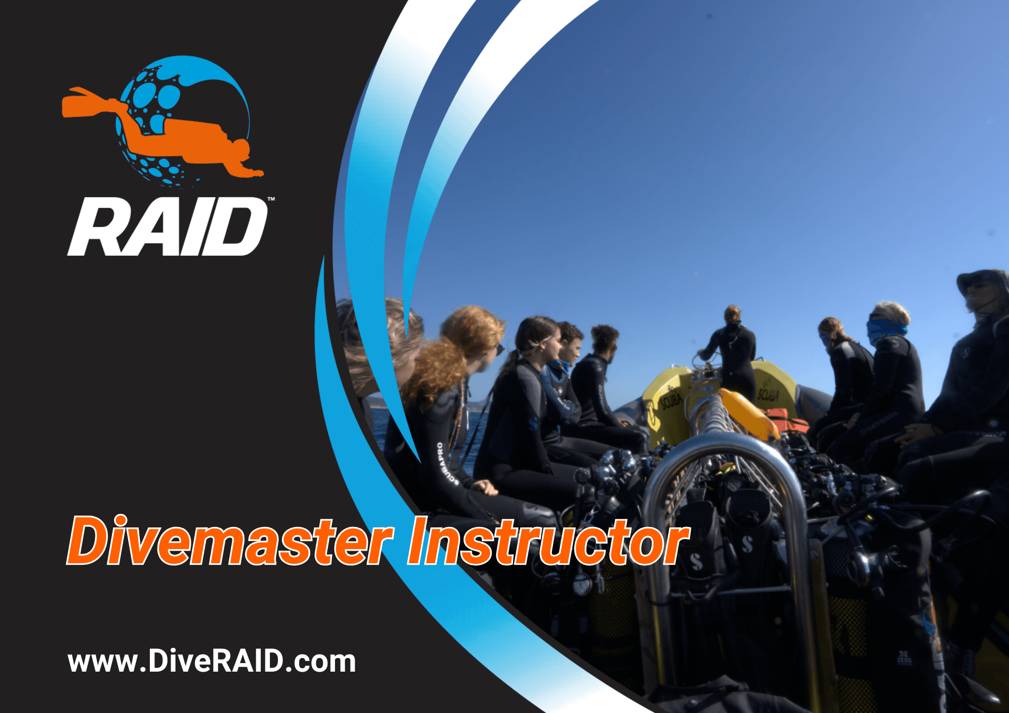 Credencial RAID Divemaster Instructor