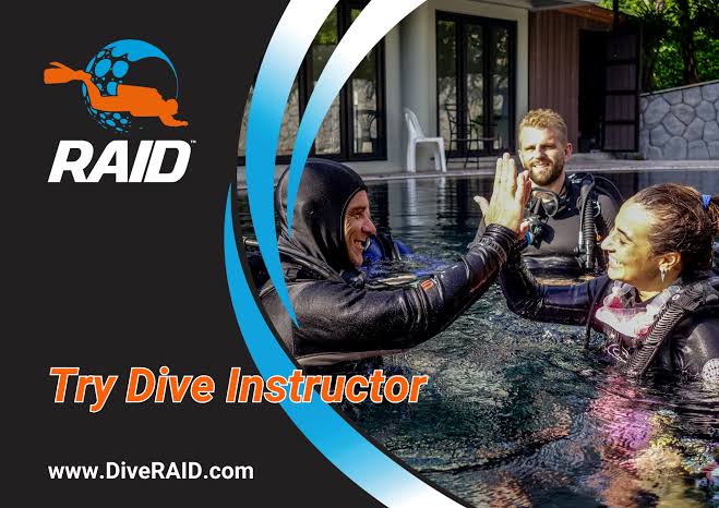 Credencial RAID Try Dive Instructor