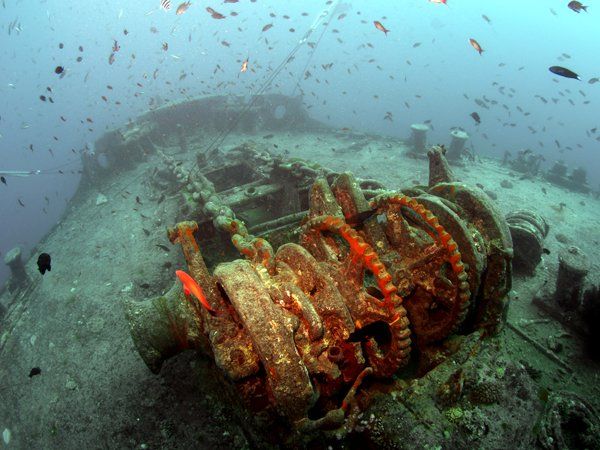Naufrágio SS Thistlegorm no Mar Vermelho, Egito