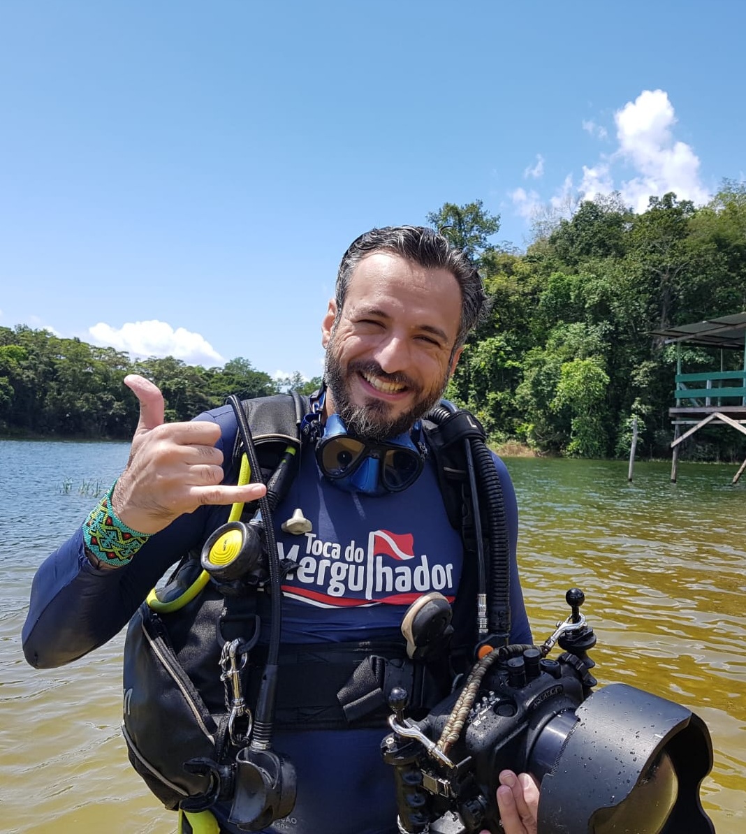 Allan Piccinin, fundador da Toca do Mergulhador e Master Instructor XO IT RAID